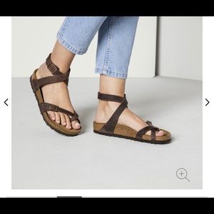 Birkenstock Sandals with ankle strap.   7.5/38